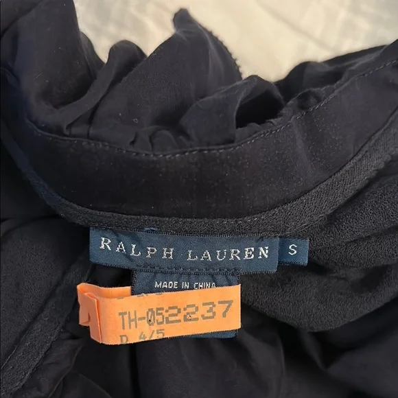 Ralph Lauren Midnight Blue Blouse Size Small - Picture 3 of 14